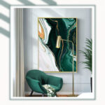 Emerald green interior design